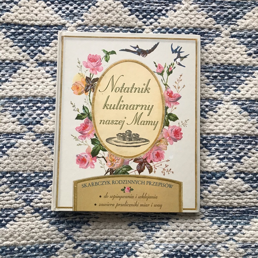 Notatnik kulinarny naszej Mamy Culinary Notebook Recipe Journal Polish Polski